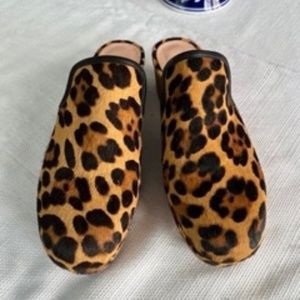 J. Crew Leopard Clogs